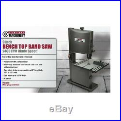 1/3 HP 9 Band Saw Large Aluminum Table Rip Fence Miter Gauge Wood Cutter Tool