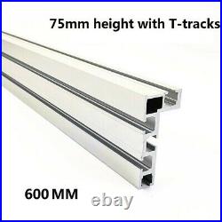 1 Pcs Table Saw Miter Track 600mm Accessory Aluminium Alloy Fence Stop Durable
