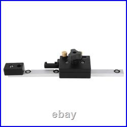 1 Table Saw Fence Set Black Aluminum With Adjustment Knob For Woodworking