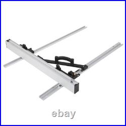 1 Table Saw Fence Set Black Aluminum With Adjustment Knob For Woodworking
