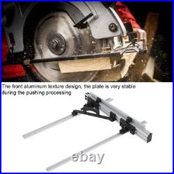 1 Table Saw Fence Set Black Aluminum With Adjustment Knob For Woodworking