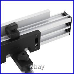 1 Table Saw Fence Set Ergonomic Black Silver For Woodworking 800mm