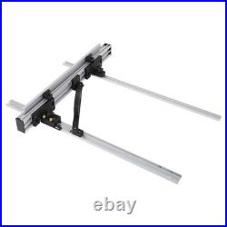 1 set of ergonomic saw fence table for sawing aluminum black