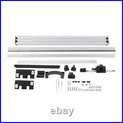 1 set of ergonomic saw fence table for sawing aluminum black