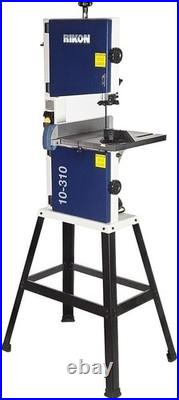 10 Bandsaw with Cast Iron Table Steel Stand Rip Fence Quick-Release Tension