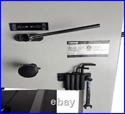 10 Bandsaw with Cast Iron Table Steel Stand Rip Fence Quick-Release Tension