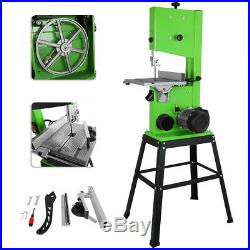 10 Professional Woodworking Bandsaw with Cast Table Solid Fence & Blade 220V