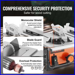 10 Table Saw Electric Cutting Machine 4500 / 5000 RPM 25-in Rip Capacity