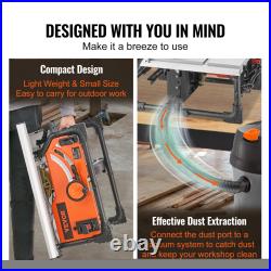 10 Table Saw Electric Cutting Machine 4500 / 5000 RPM 25-in Rip Capacity