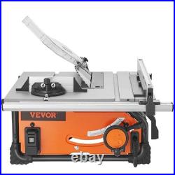 10 Table Saw Electric Cutting Machine 4500RPM 25-in Rip Capacity Woodwork