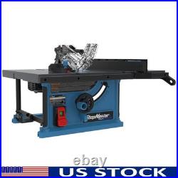 10in Portable Table Saw 15Amp Motor Riving Knife Dust Port Lightweight Design US