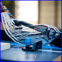 10in Portable Table Saw 15Amp Motor Riving Knife Dust Port Lightweight Design US