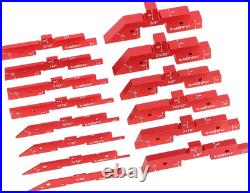 14Pcs Aluminum Setup Blocks for Router Table Saw & Angle Measurement