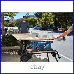 15 Amp, 10 in. Compact Jobsite Table Saw with Rack and Pinion Fence