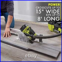 18V Cordless Flooring Saw with Blade Miter Rip Crosscut Portable Tool Only