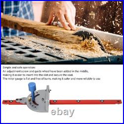 19in Table Saw Miter Gauge Aluminum Alloy Angle Adjustable Miter Gauge New 19in Table Saw Miter Gauge Aluminum Alloy Angle Adjustable Miter Gauge New