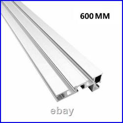 1pcs Table Saw Miter Track 600mm Accessory Aluminium Alloy Fence Stop Durable