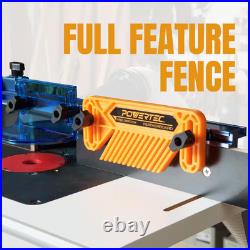 23-5/8 In. X 15-3/4 In. Bench Top Router Table and 24 In. Fence Set