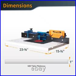 23-5/8 In. X 15-3/4 In. Bench Top Router Table and 24 In. Fence Set