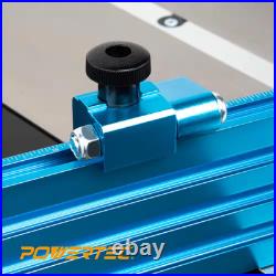 24 In. X 3 In. Table Saw Precision Miter Gauge System Multi-Track Fence with 27