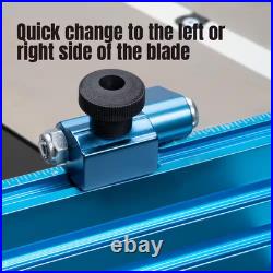 24 In. X 3 In. Table Saw Precision Miter Gauge System Multi-Track Fence with 27