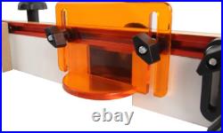 24 Inches Long Router Table Fence System with Feather Board, Bit Guard, Adjustab 24 Inches Long Router Table Fence System with Feather Board, Bit Guard, Adjustab