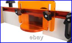 24 Inches Long Router Table Fence System with Feather Board, Bit Guard, Adjustab 24 Inches Long Router Table Fence System with Feather Board, Bit Guard, Adjustab