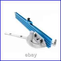 24 X 3 In. Table Saw Precision Miter Gauge Multi-Track Fence with 27 Angle Stop 24 X 3 In. Table Saw Precision Miter Gauge Multi-Track Fence with 27 Angle Stop