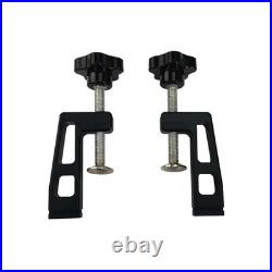 2PCS Woodworking Fence Clamp 45/75 T-Slot Aluminum Alloy Bench Planer Fence Clip