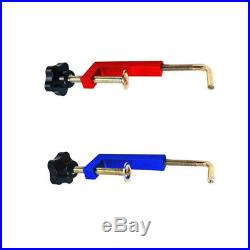 2pcs Set Metal Woodworking Fence G-Type Clamp Fixing Adjustable For Table Saw