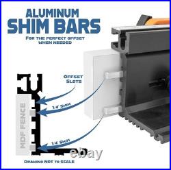 32 inch Deluxe Router Table Fence with Featherboard