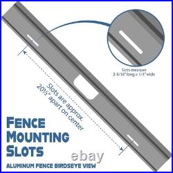 32 inch Deluxe Router Table Fence with Featherboard