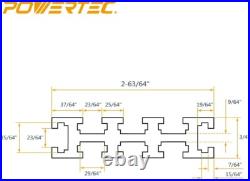36-Inch Aluminum Multi T-Track Universal Solution for Woodworking Excellence 36-Inch Aluminum Multi T-Track Universal Solution for Woodworking Excellence