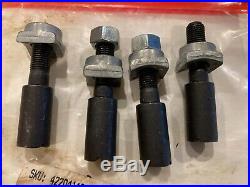 4 Pc NOS VINTAGE DELTA ROCKWELL FENCE RAIL BOLT, SPACER 10 UNISAW Table saw