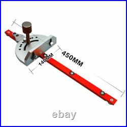 400mm Aluminum Angle Miter Gauge Sawing Assembly Ruler Woodworking Tool