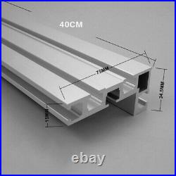 400mm T-Slot Fence Stop 75 Type Miter Track Woodworking Tool Table Saw Equipment