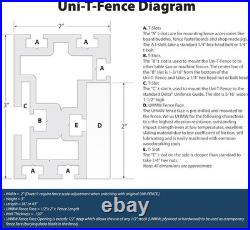 43 UNI T-FENCE WithUHMW MADE IN USA