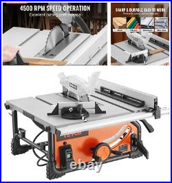 4500RPM 10-Inch Compact Table Saw Electric Cutting Machine for Woodworking 4500RPM 10-Inch Compact Table Saw Electric Cutting Machine for Woodworking