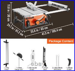 4500RPM 10-Inch Compact Table Saw Electric Cutting Machine for Woodworking 4500RPM 10-Inch Compact Table Saw Electric Cutting Machine for Woodworking