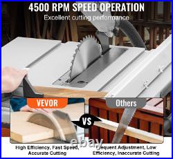 4500RPM 10-Inch Compact Table Saw Electric Cutting Machine for Woodworking 4500RPM 10-Inch Compact Table Saw Electric Cutting Machine for Woodworking