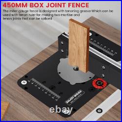 450mm 27 Angle Miter Gauge Table Saw Router Woodwork Brass Handle Jiont Jig US