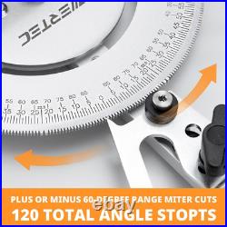 71143 Deluxe Miter Gauge for Table Saw Miter Guide with 120 Angle