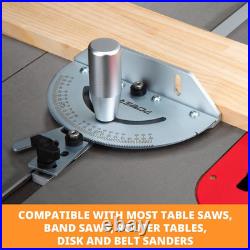 71143 Deluxe Miter Gauge for Table Saw Miter Guide with 120 Angle