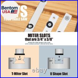 71391 Table Saw Precision Miter Gauge System With 27 Angle Stops and 3/4X 3/8T-S