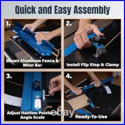 71403 Table Saw Crosscut Sled, Woodworking Table Saw Crosscut Sled Kit, 1 Set