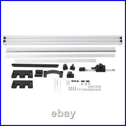 800mm Table Saw Fence Set Black Silver Aluminum Alloy Fine Adjustment