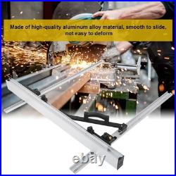 800mm Table Saw Fence Set Black Silver Aluminum Alloy For Woodworking Circular S