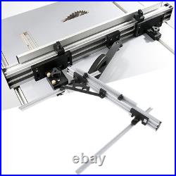 800mm Table Saw Fence Set Black Silver Aluminum Alloy For Woodworking Circular S