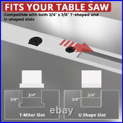 850mm 70 Angle Miter Gauge Jiont Jig Track Stop Table Saw Router Miter Gauge Saw