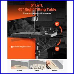 9 Inch Woodworking Benchtop Band Saw, 1/ 2 HP, 3.5 Cut Height, 11.8x11.8